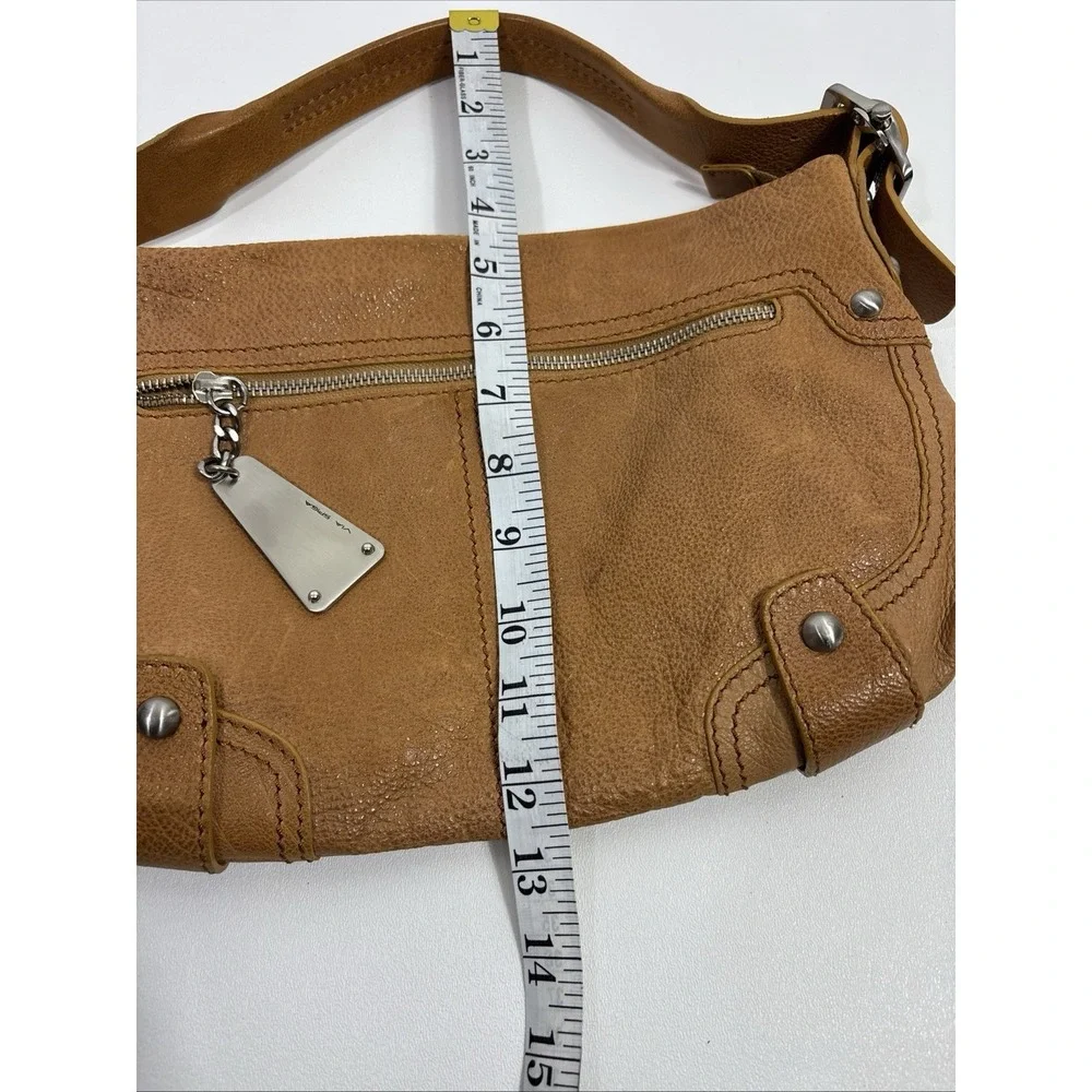 Via Sipiga 100% GOAT Leather Caramel Shoulder‎ Bag
